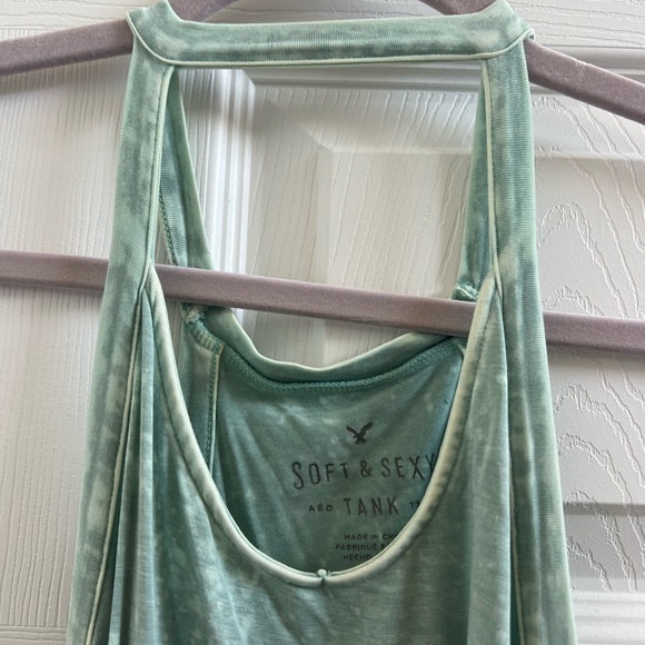 American eagle blue/green tank top - Picture 2 of 3